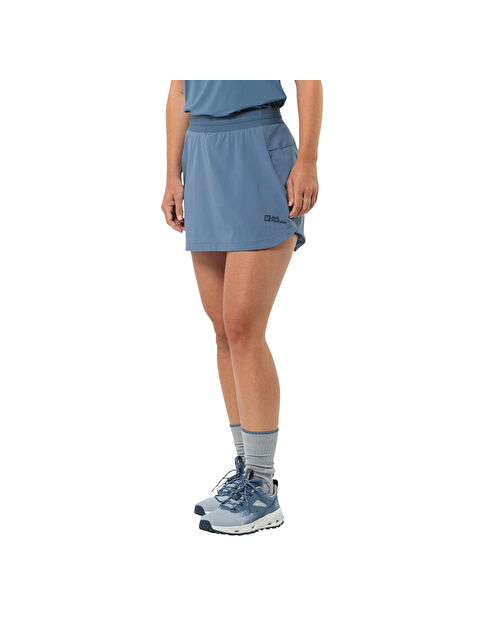 Jack Wolfskin Prelight Chill Skort Kadın Mavi Etek