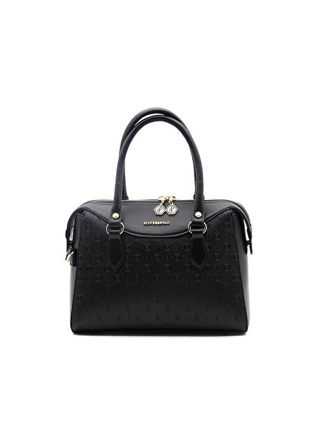 Silver Polo Kadın Omuz Çantası 995-37670 SILVER POLO BAYAN ÇANTASI M46 SİYAH-MAT SİYAH - S000507570-19351