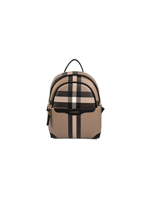 Silver Polo Kadın 1265-48629 SILVER POLO SIRT ÇANTASI MK80 KAHVE-MAT SİYAH - S000507569-19413