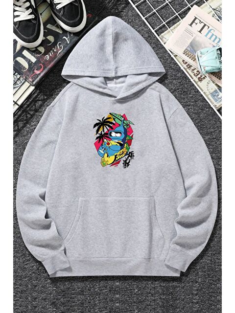 uyguntarz Unisex Crazy Banana Baskılı Sweatshirt - S000268852-20600