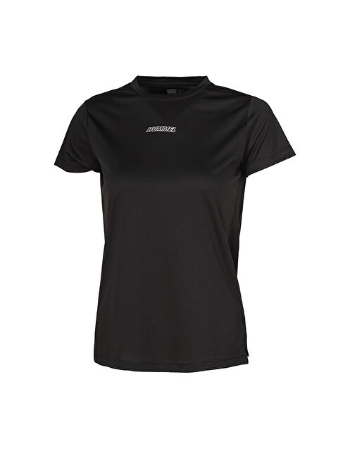 Hummel Renglon Kadın Siyah Yuvarlak Yaka Tişört - S000517601-19351