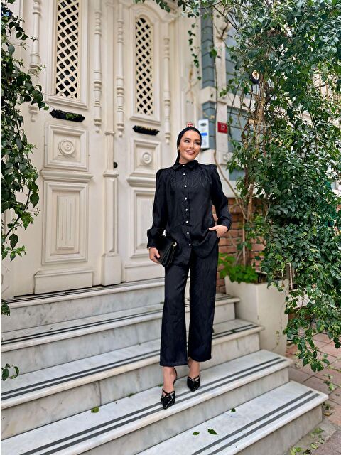 Comstar Kendinden Desenli Gömlekli Takım - S000210841-19351