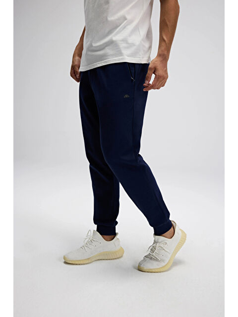 Ellesse Pamuklu Regular Fit Normal Bel Ribanalı Paça Eşofman Altı EM554-NV - S000531034-21164