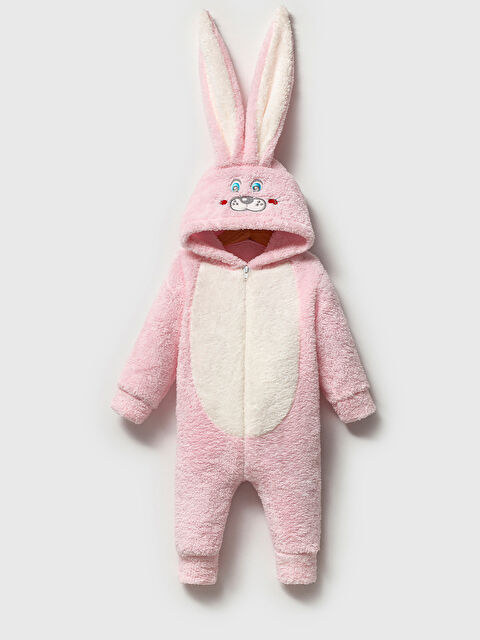 Mahfel Welsoft Kız Çocuk Pembe Desenli Kışlık  Uyku Tulumu 1–6 Yaş - S000510686-20024