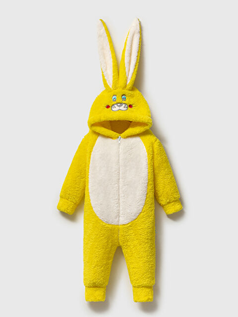 Mahfel Welsoft Sarı kız Çocuk Desenli Kışlık  Uyku Tulumu 1–6 Yaş - S000510686-37415