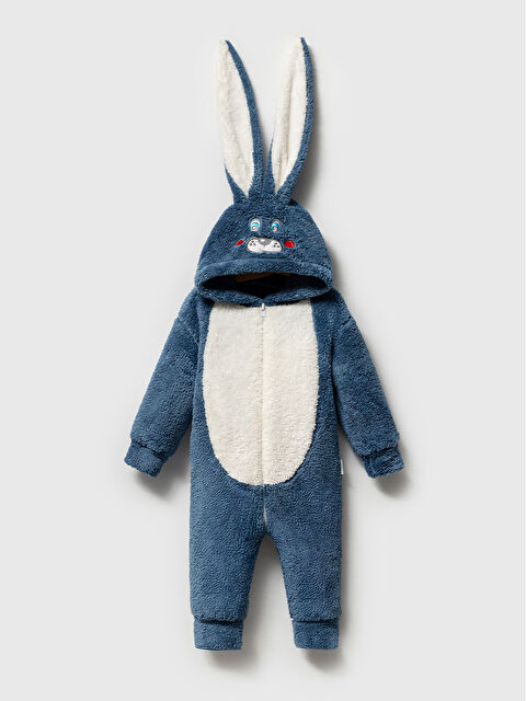 Mahfel Welsoft Lacivert Kız Çocuk Desenli Kışlık  Uyku Tulumu 1–6 Yaş - S000510686-37341