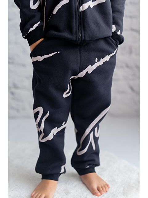 ZEYLAND Erkek Çocuk Cepli Desenli Eşofman Altı - S000316540-19351