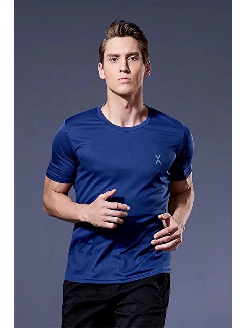 Oksit Xylon Mikro Polyester Nefes Alabilen Hafif Perform Antrenman Sporcu Erkek Tişört