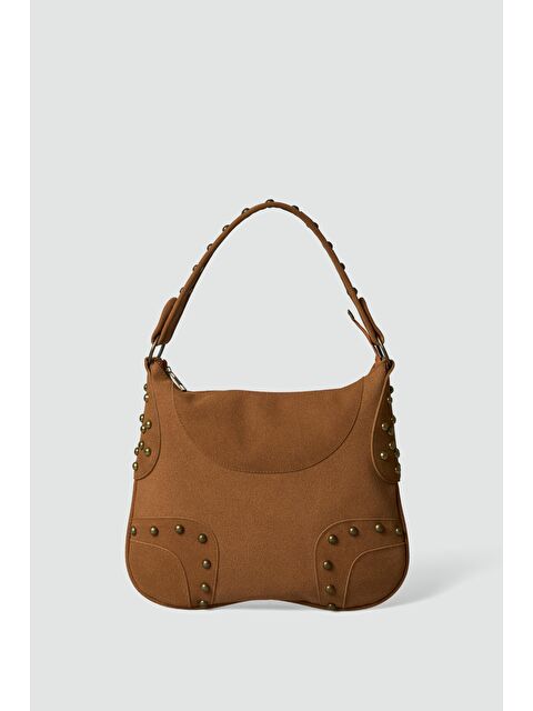 Shulebags Arlo Troklu Omuz Çantası Taba - S000458179-14955