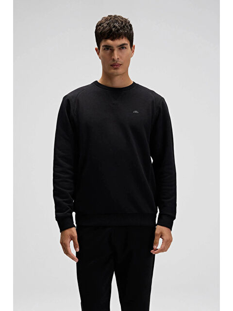 Ellesse Logolu Pamuklu Regular Fit Bisiklet Yaka Sweat EM2821-BK - S000531043-19351