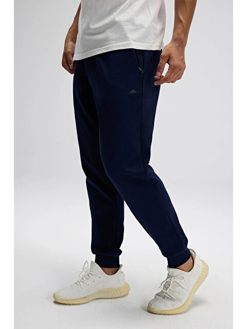 Ellesse Pamuklu Regular Fit Normal Bel Ribanalı Paça Eşofman Altı EM531-NV - S000531044-21164