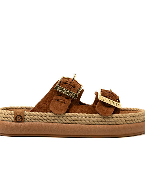 Bohonomad SYDOR12-00022 Sydney Örgü Kadın Terlik Taba - S000514381-14955