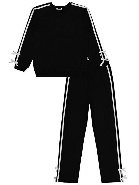 Civil Girls Şeritli Fiyonklu 10-13 Yaş Eşofman Takımı - S000466512-19351