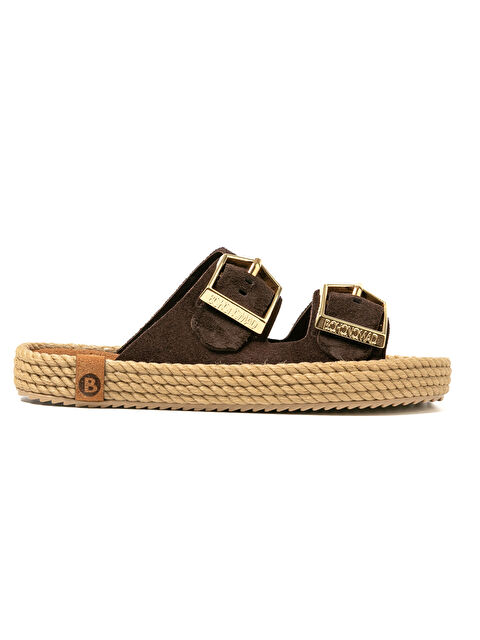 Bohonomad SYD12-00019 Sydney Kadın Terlik Koyu Kahve - S000514385-19413