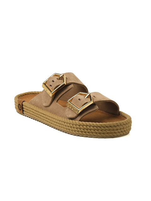 Bohonomad SYD12-00044 Sydney Kadın Terlik Camel - S000514388-14955