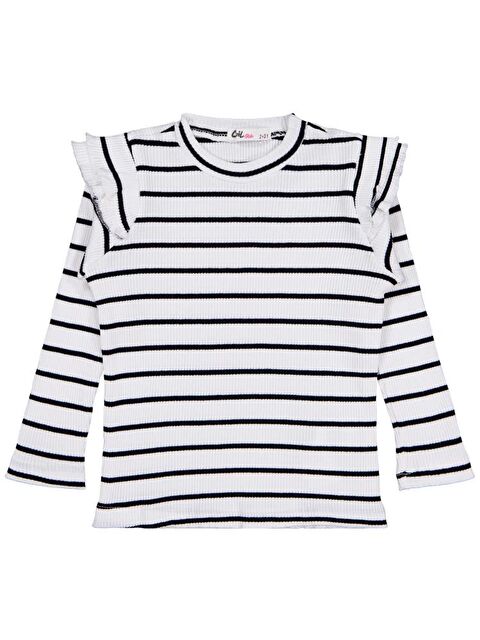 Civil Girls Kolu Fırfırlı 2-5 Yaş Sweatshirt - S000466544-19965