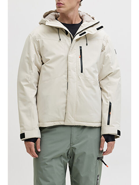 Jack & Jones Jjalpes Regular Fit Kapüşonlu Yaka Su Geçirmez Mont 12284649 - S000531046-19927