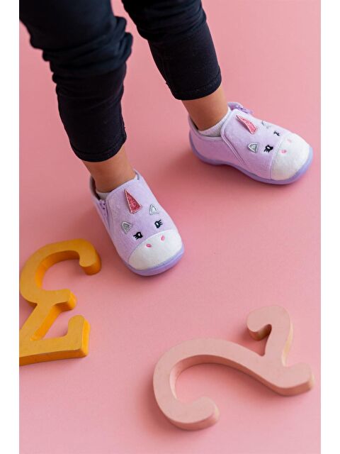 First Step Fermuarlı Kadife Panduf - S000048551-17878