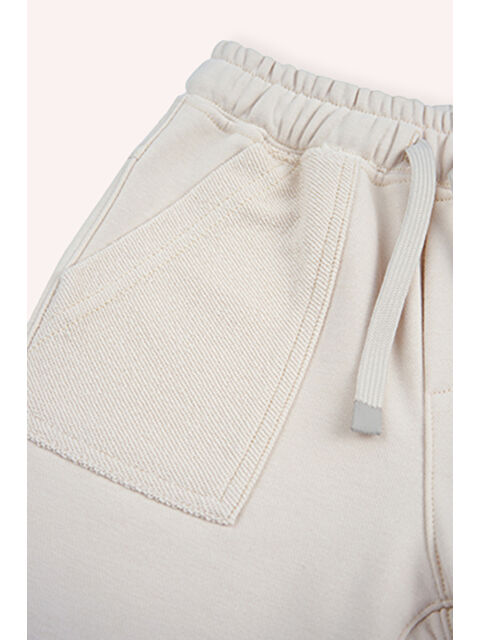 Panço Erkek Çocuk Cepli Örme Şort Bej - S000395681-19928