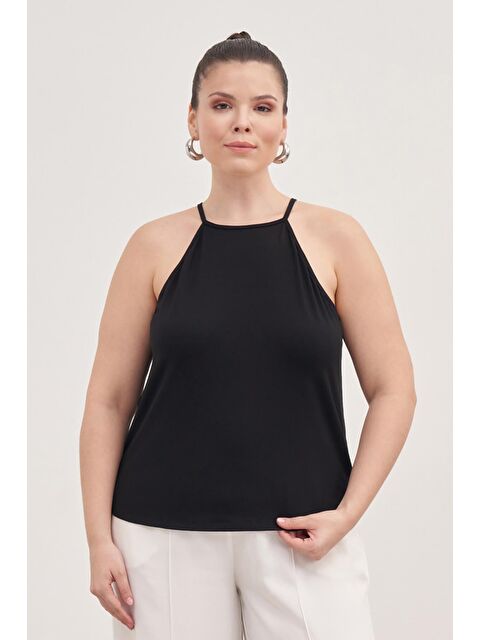 Mylinemoda Halter Yaka Bağlamalı Bluz - S000239641-19351