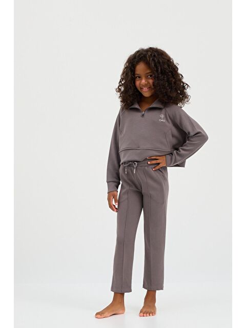 Katia And Bony Çocuk Basic Fluffy Eşofman Altı Koyu Gri - S000282043-29351