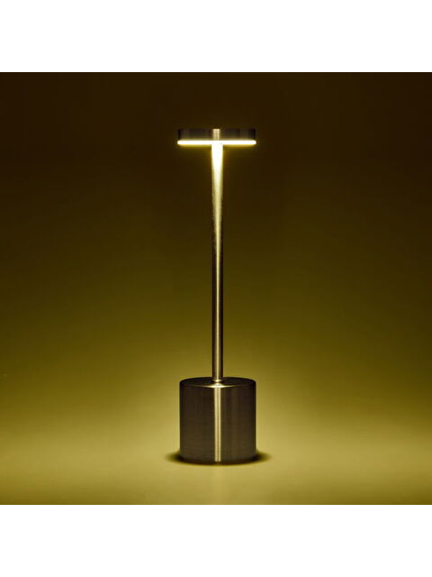 Petrix Dekoratif Şarjlı Dokunmatik Masa Lambası - Silver - 31 cm - S000475791-18105