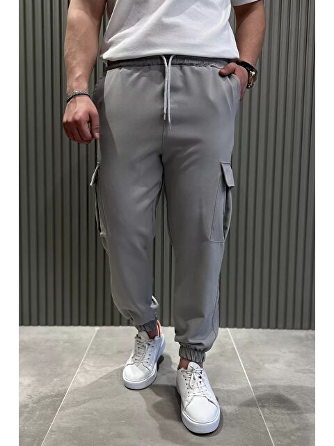 Mishar İtalia Bel Bağlamalı Kargo Cepli Erkek Jogger Yürüyüş Pantolonu - S000372969-20600