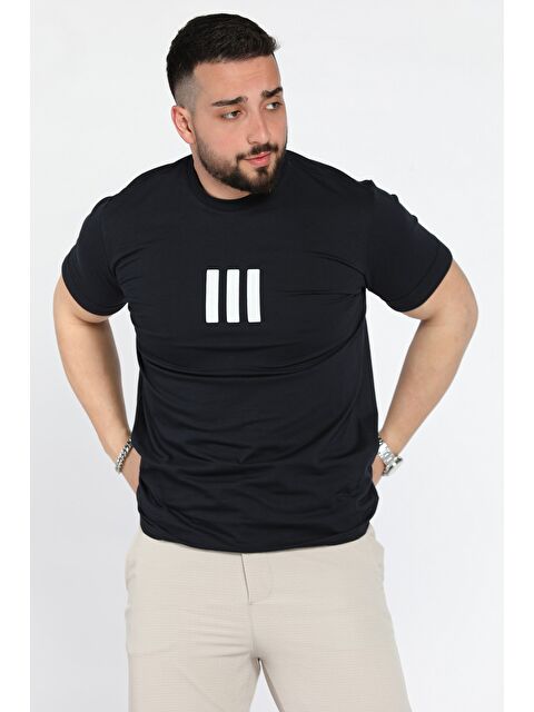 Mishar İtalia Kol Katlamalı Baskılı Erkek Tişört - S000372964-21164