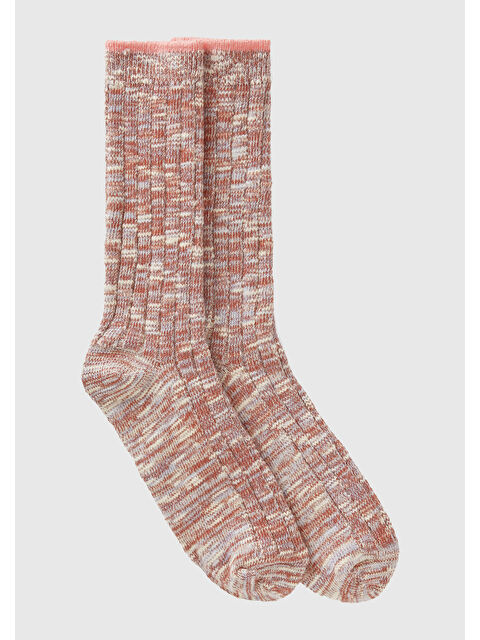 United Colors Of Benetton Unisex Kahverengi Uzun Muline Çorap - S000297339-19413