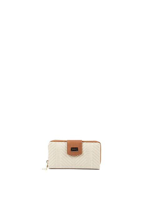 Silver Polo Kadın Cüzdan & Kartlık 928-34749 SILVER POLO CÜZDAN M132 BEJ-MAT TABA - S000507583-19928