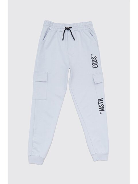 Fullamoda Yazı Baskılı Kargo Cepli Erkek Çocuk Eşofman Altı - S000419751-20600