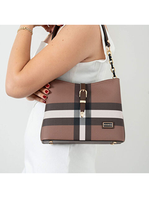 Silver Polo Kadın Omuz Çantası 974-47810 SILVER POLO MK85 Koyu Kahve-Mat Kahve - S000507589-19413