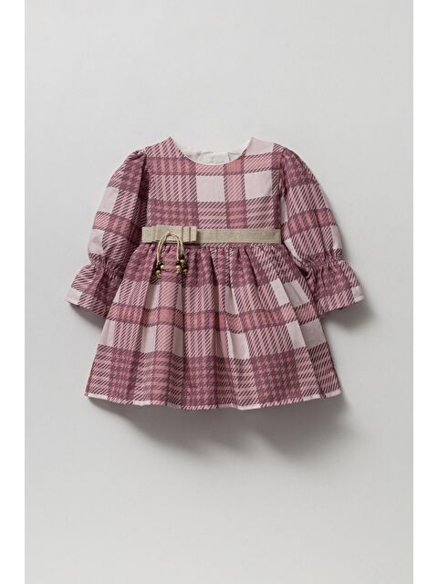 Magu Kemer Detaylu Pötikare Astarlı Pamuklu Elbise - S000491799-20024