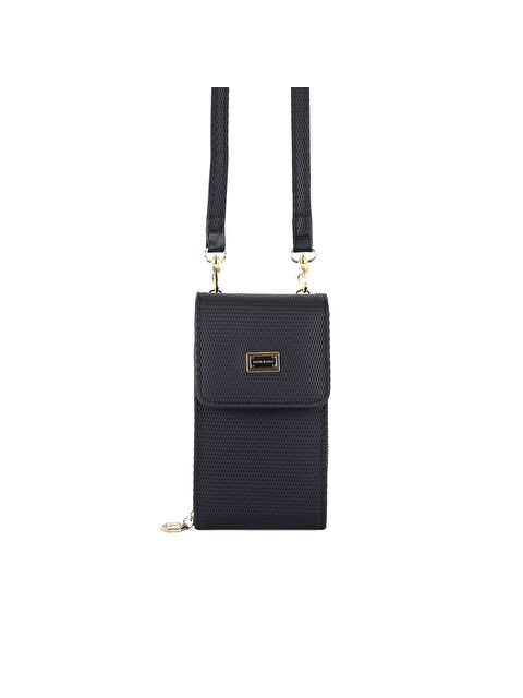 Silver Polo Kadın Siyah Telefon Çantası 889-29962 M86 SİYAH MAT SİYAH - S000507596-19351