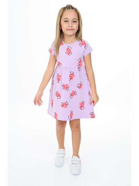 Toontoykids Kız Çocuk Baskılı Elbise - S000272739-17878
