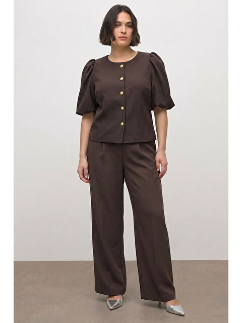 Mylinemoda Puf Kollu Kısa Ceket - S000511063-19413