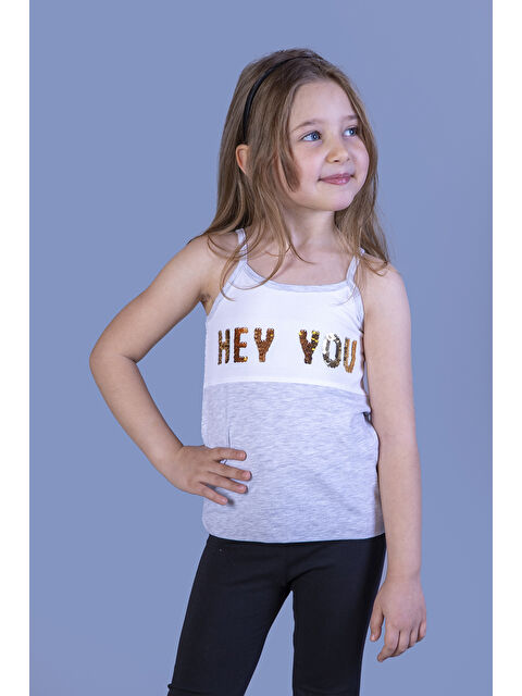 Toontoykids Kız Çocuk Çevirmeli Pullu Atlet - S000254917-74