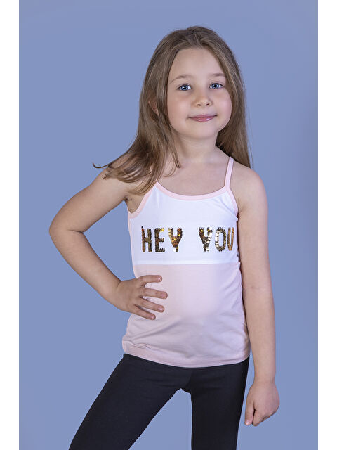 Toontoykids Kız Çocuk Çevirmeli Pullu Atlet - S000254917-7152