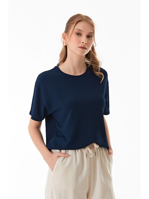 Fullamoda Basic Bürümcük Kumaş Tişört - S000380898-21164