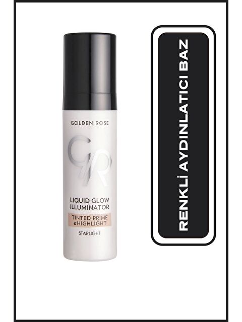 GOLDEN ROSE Liquid Glow Illuminator Pinky - Renkli Aydınlatıcı Baz