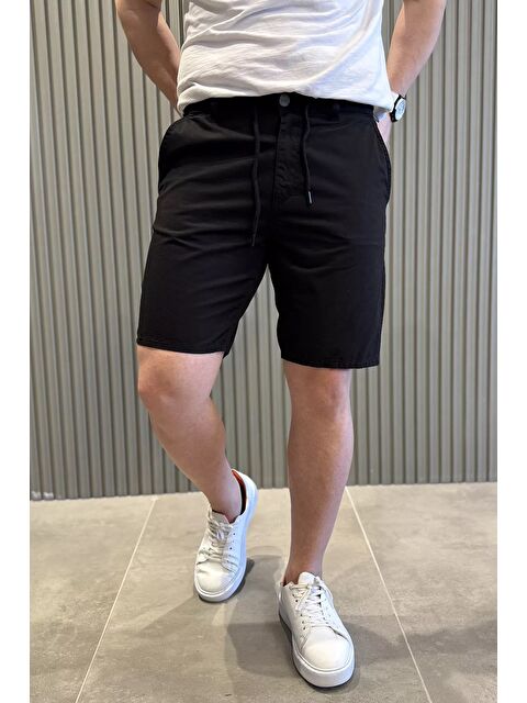 Mishar İtalia Bel Bağcıklı Fermuarlı Erkek Şort - S000372985-19351