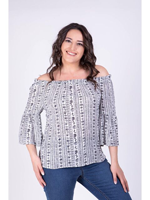 Mylinemoda Düşük Omuzlu Bluz - S000239675-20063
