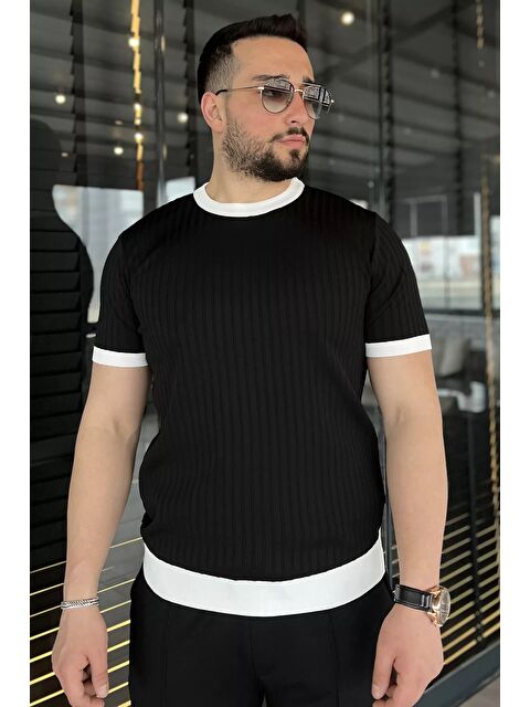 Mishar İtalia Bisiklet Yaka Erkek Tişört - S000372965-19351