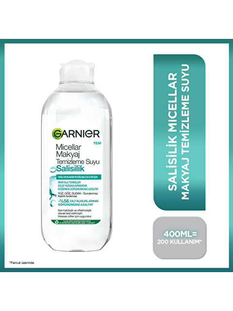 GARNIER Salisilik Micellar Makyaj Temizleme Suyu 400ML