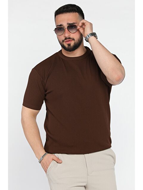 Mishar İtalia Erkek Bisiklet Yaka Fitilli Tişört - S000372971-19413