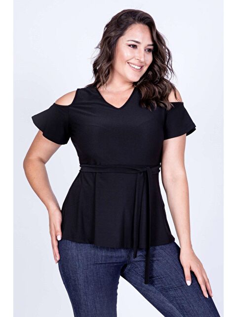 Mylinemoda Belden Kemerli Bluz - S000239689-19351