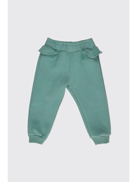 Panço Kız Bebek Beli Lastikli Yeşil Eşofman Altı - S000518433-18194