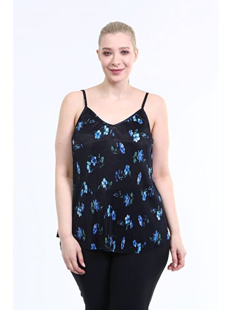 Mylinemoda İp Askılı Plise Bluz - S000239704-19351