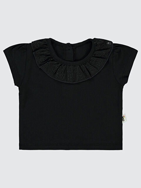 Civil Baby Kız Bebek Tişört 6-18 Ay Siyah