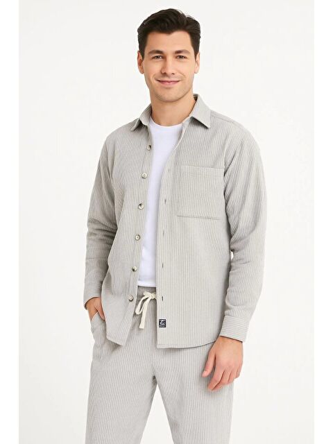 Jane's Erkek Kadife Oversize Takım